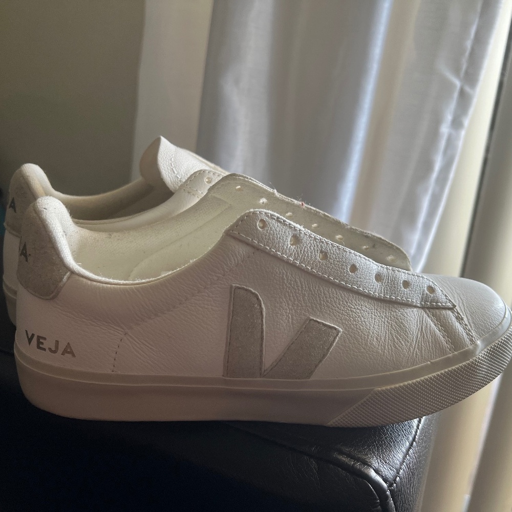 VEJA CAMPO LEATHER SNEAKERS - White (US 9: EU 40)